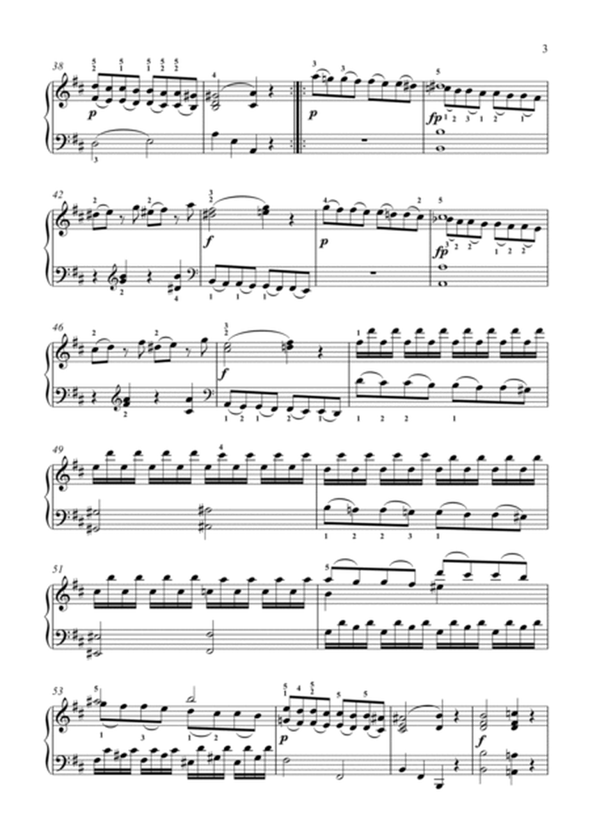 Mozart-Piano Sonata No.9 in D major, K.311 image number null