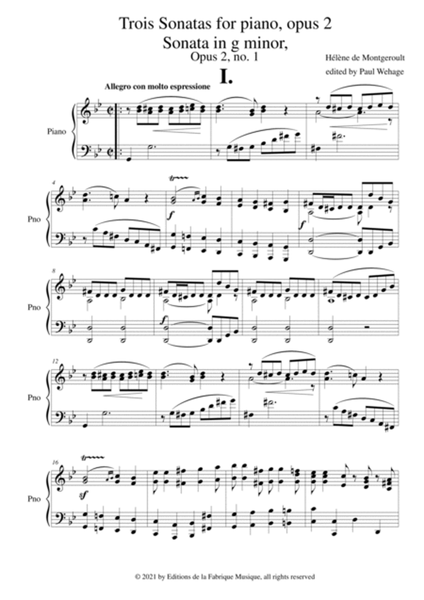 Hélène de Montgeroult: Three Piano Sonatas, Opus 2