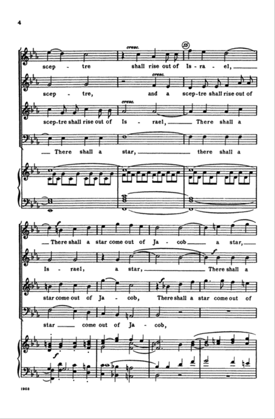 There Shall a Star Come Out of Jacob Choir scores gallery preview page 3