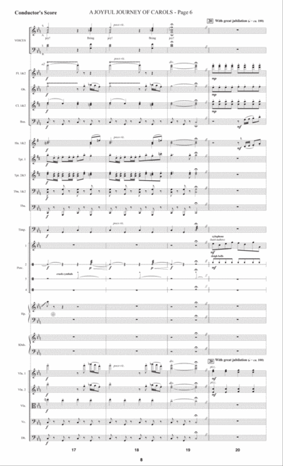 The Song Heard 'Round the World (Orchestra) - Score Choir scores gallery preview page 6