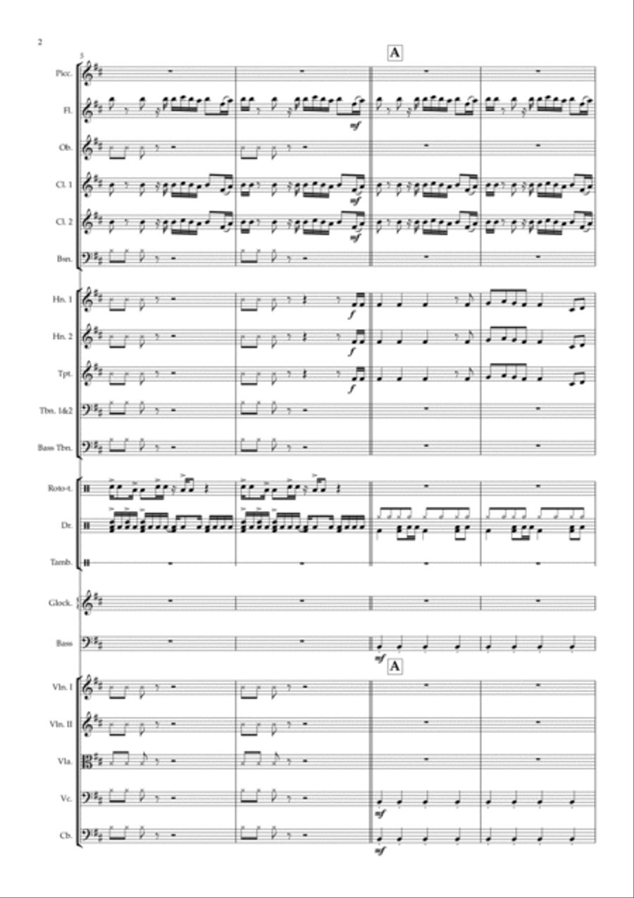 Rasputin Rasputin Full Orchestra scores gallery preview page 2