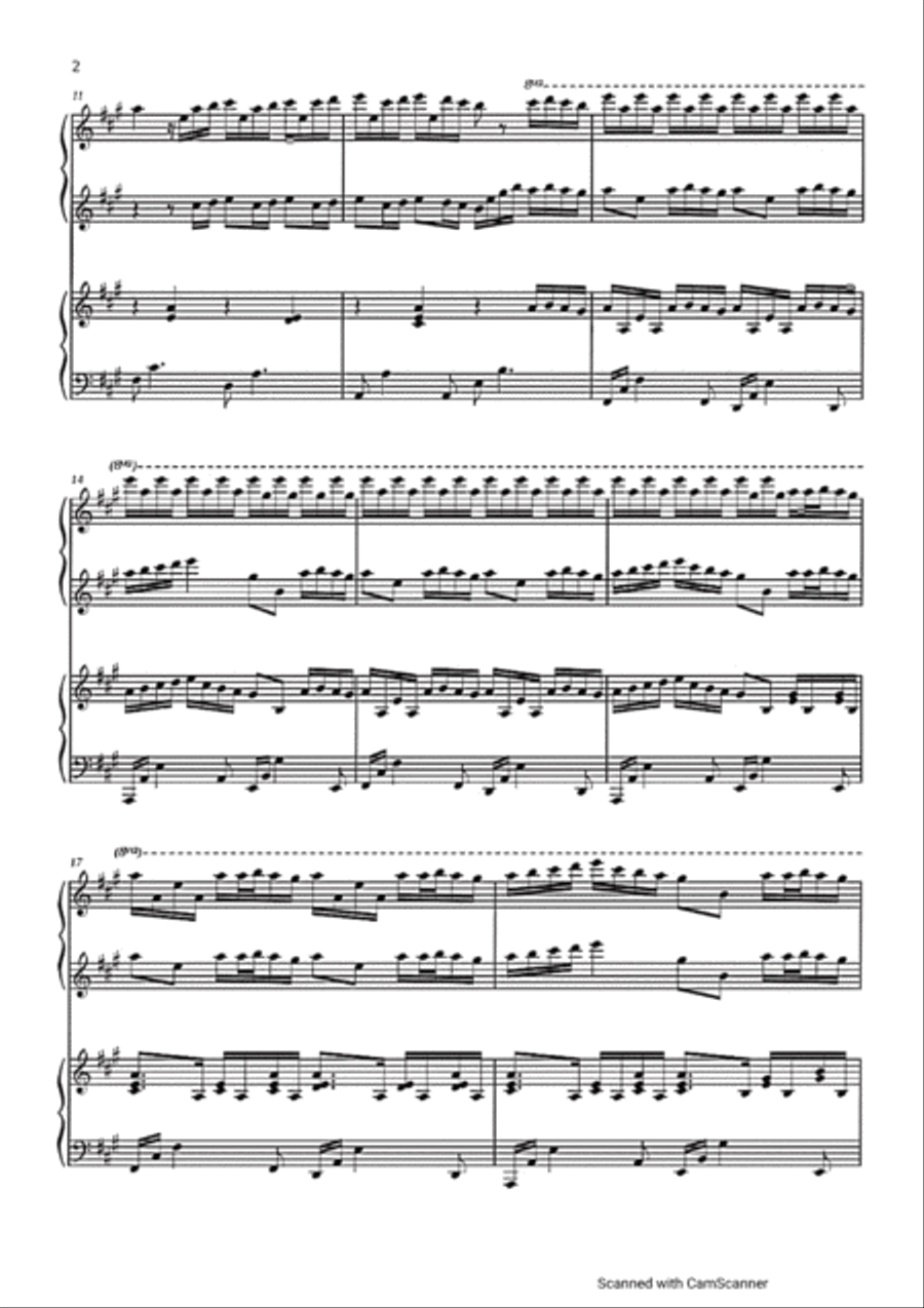 River Flows To You Ep16 River Flows To You Ep16 Easy Piano scores gallery preview page 2