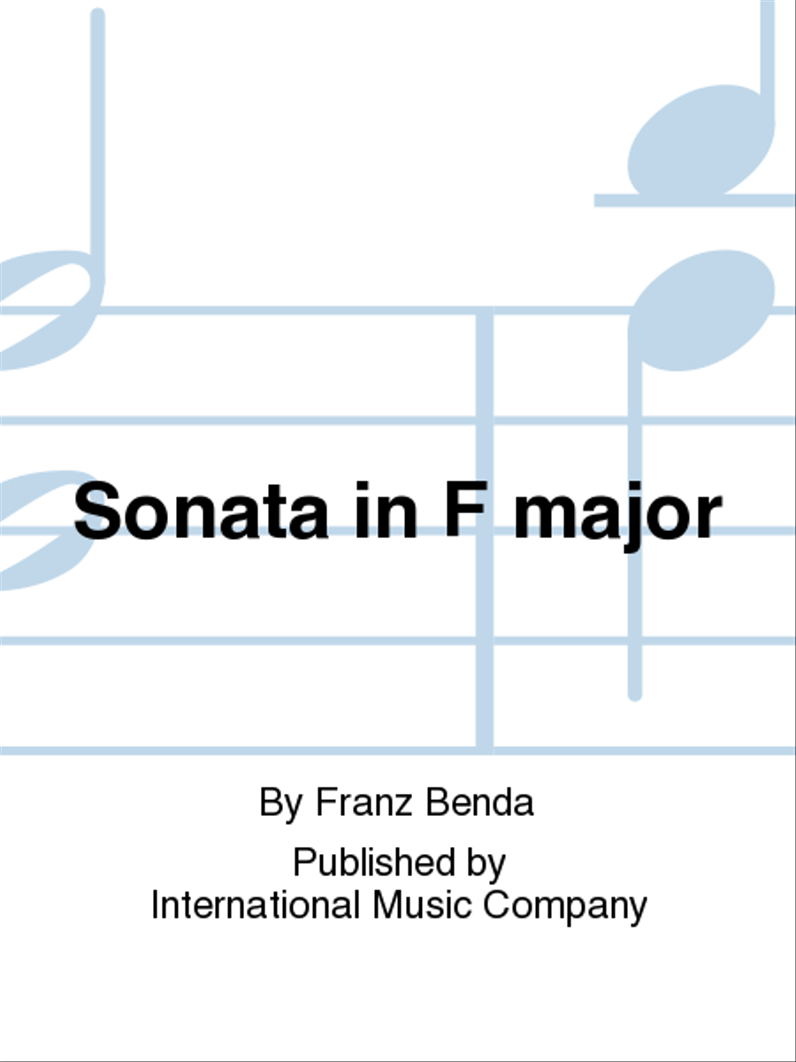 Sonata In F Major