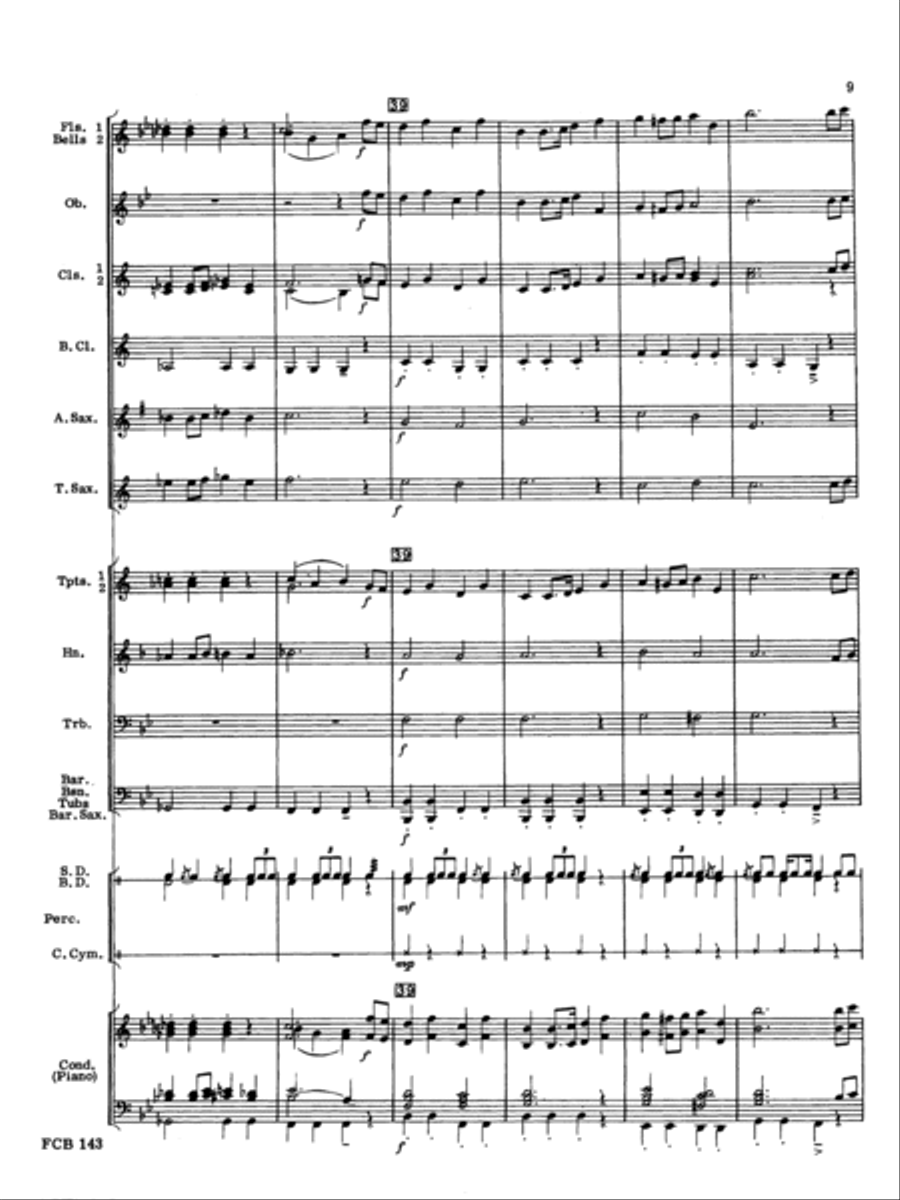 Olympic Spirit Olympic Spirit Concert Band scores gallery preview page 9