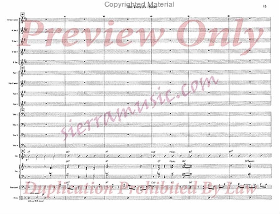 The Three J's Jazz Ensemble scores gallery preview page 14