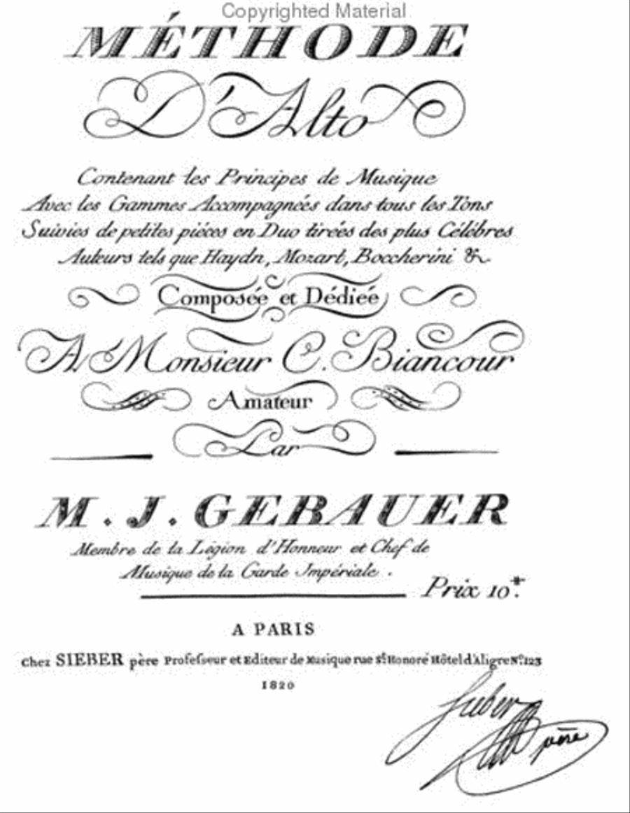 Methods & Treatises Viola - Volume 3 - France 1800-1860 Viola scores gallery preview page 2