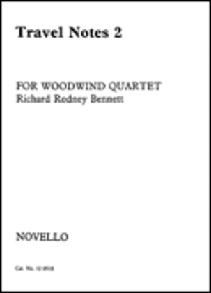 Book cover for RR Bennett: Travel Notes for Woodwind Quartet - Book 2