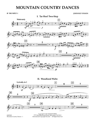 Mountain Country Dances - Bb Trumpet 1