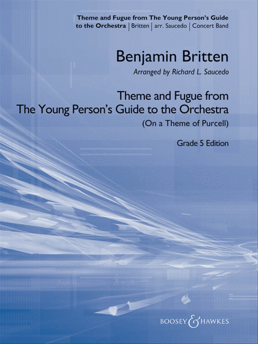 Theme and Fugue from The Young Person's Guide to the Orchestra Concert Band scores gallery preview page 1