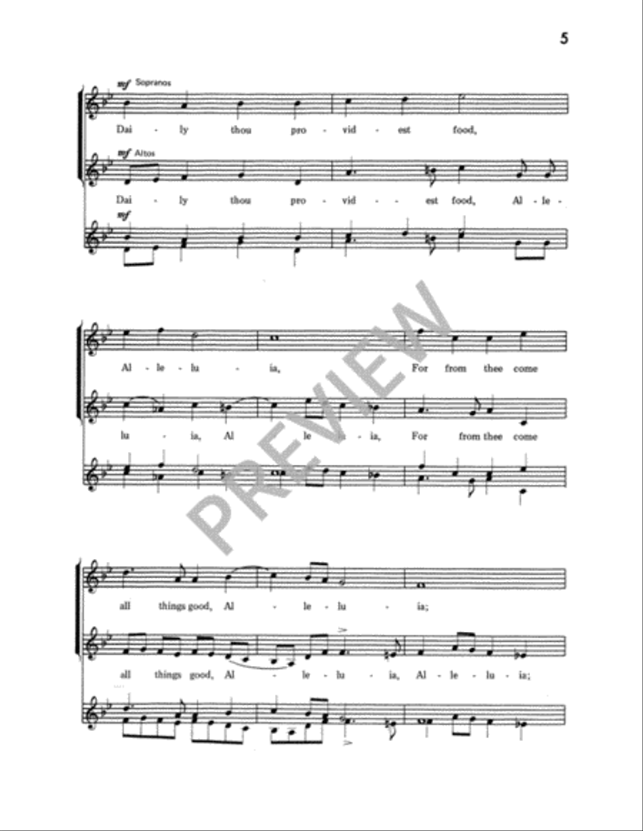 As the Sun Doth Daily Rise 4-Part scores gallery preview page 6