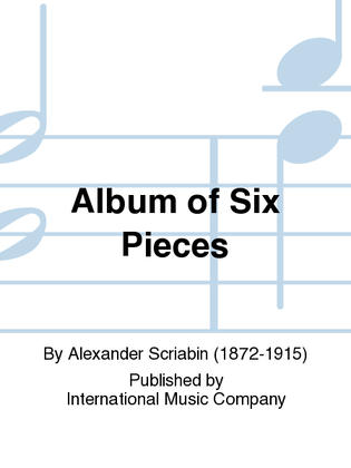Book cover for Album Of Six Pieces