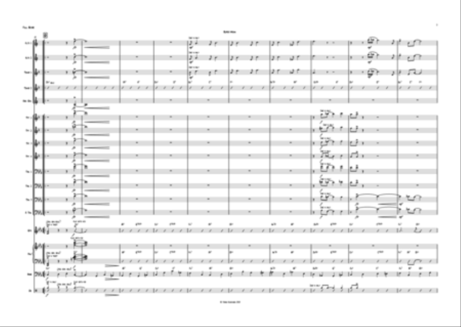 Super Moon Jazz Ensemble scores gallery preview page 5
