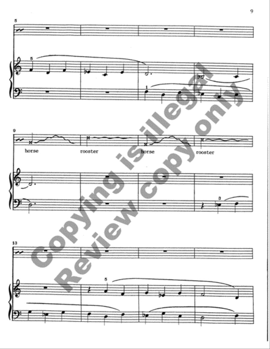 Down on the Farm Easy Piano scores gallery preview page 23