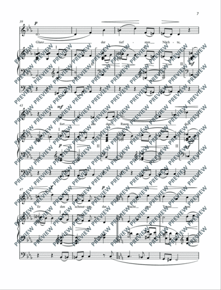 Zwei Geistliche Lieder Voice scores gallery preview page 8