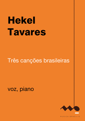 Book cover for Três canções brasileiras