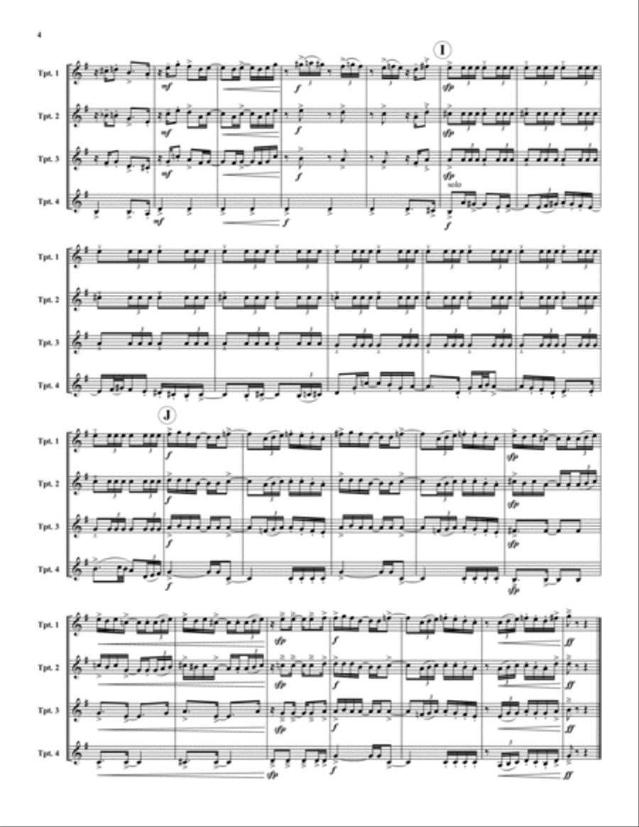 Dos Tiempos Trumpet scores gallery preview page 4