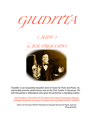 GIUDITTA ( JUDY ) FLUTE SOLO by Joe Procopio