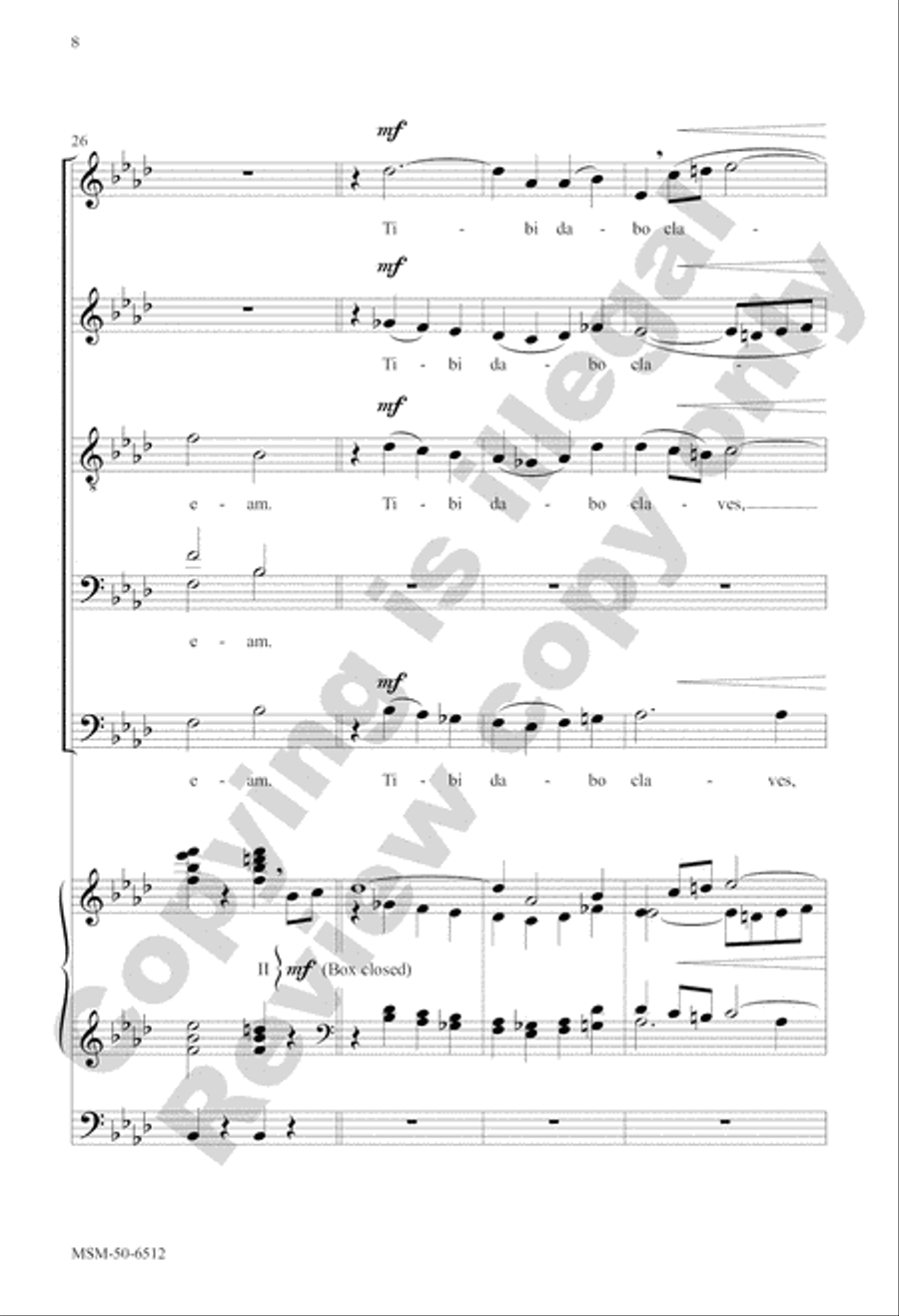 Tu es Petrus Tu es Petrus SAT scores gallery preview page 8