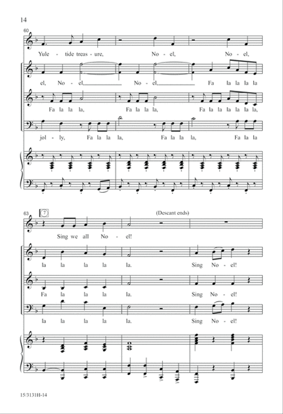 Wolfgang's Christmas Canon 3-Part scores gallery preview page 14