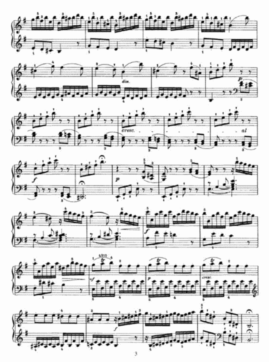 Franz Joseph Haydn - Sonata in E Minor (1784 or 1778), Hob 16 no 34