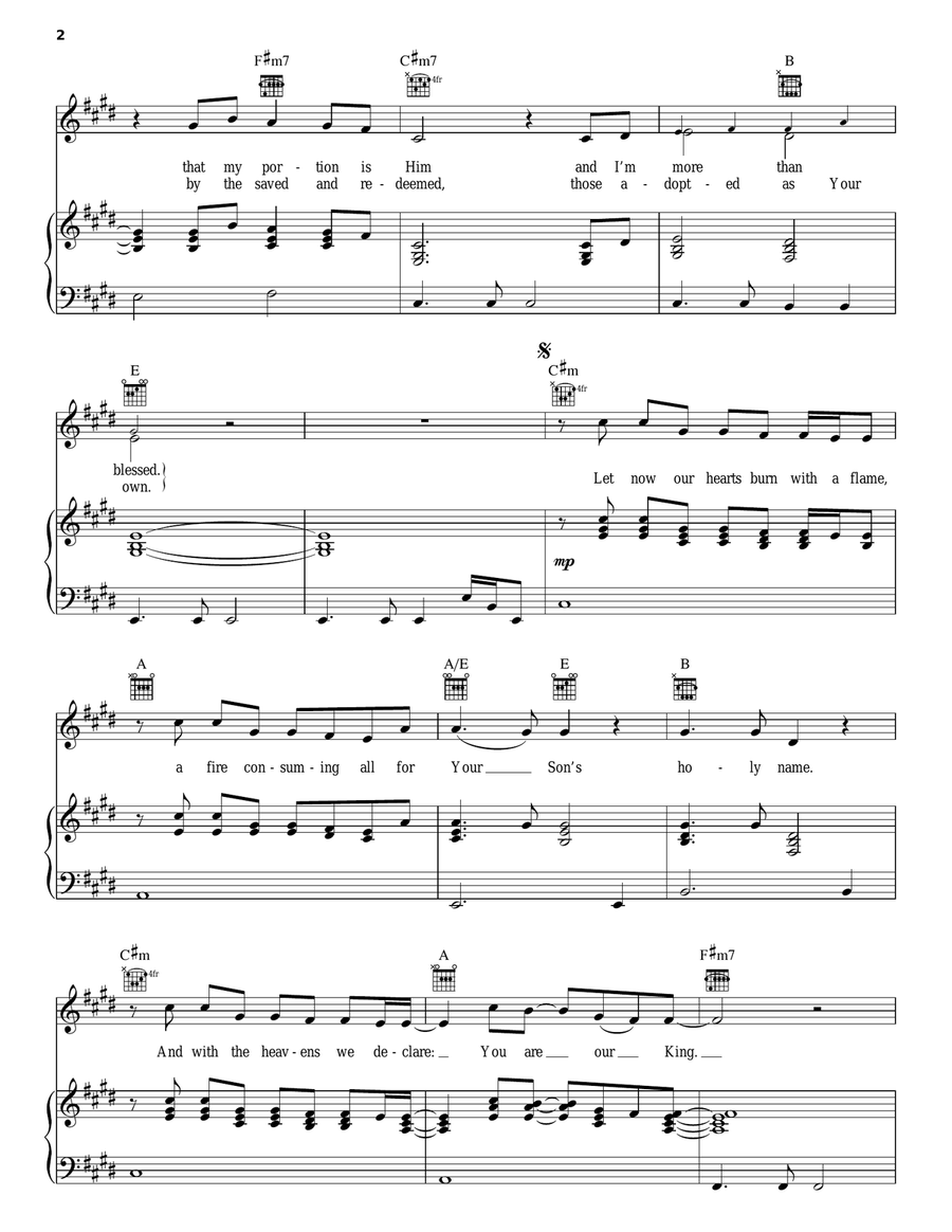 Saviour King Saviour King Acoustic Guitar scores gallery preview page 2