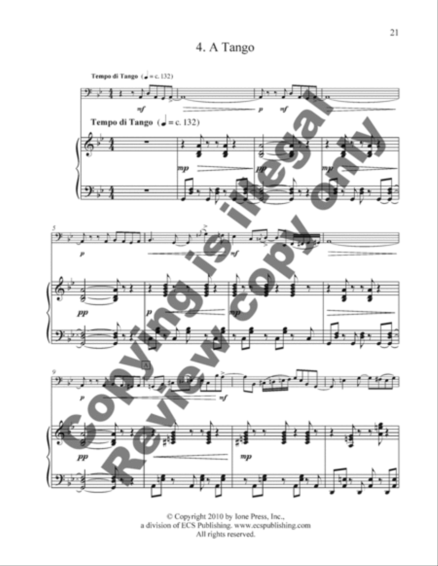 California Suite Tuba scores gallery preview page 6