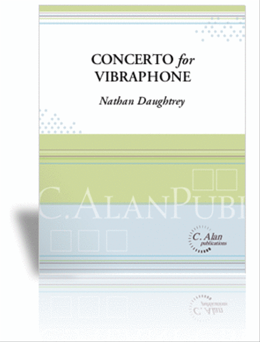 Concerto for Vibraphone (piano reduction) Percussion Ensemble scores gallery preview page 1