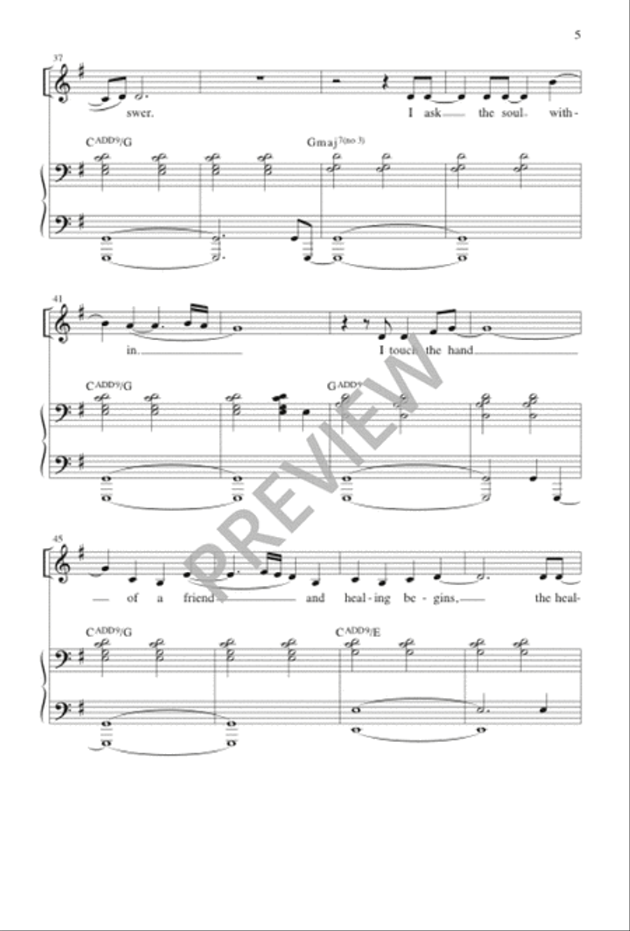 I'll Walk by Your Side I'll Walk by Your Side 4-Part scores gallery preview page 6