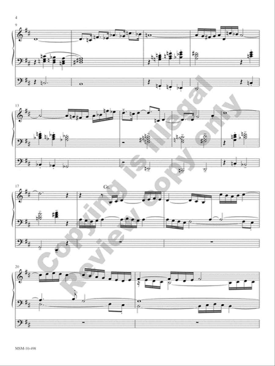 Suite Organ scores gallery preview page 4