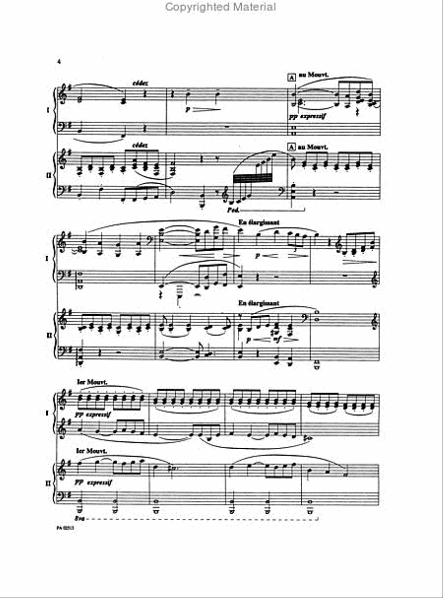 Pavane Pour une Infante Defunte Small Ensemble scores gallery preview page 3