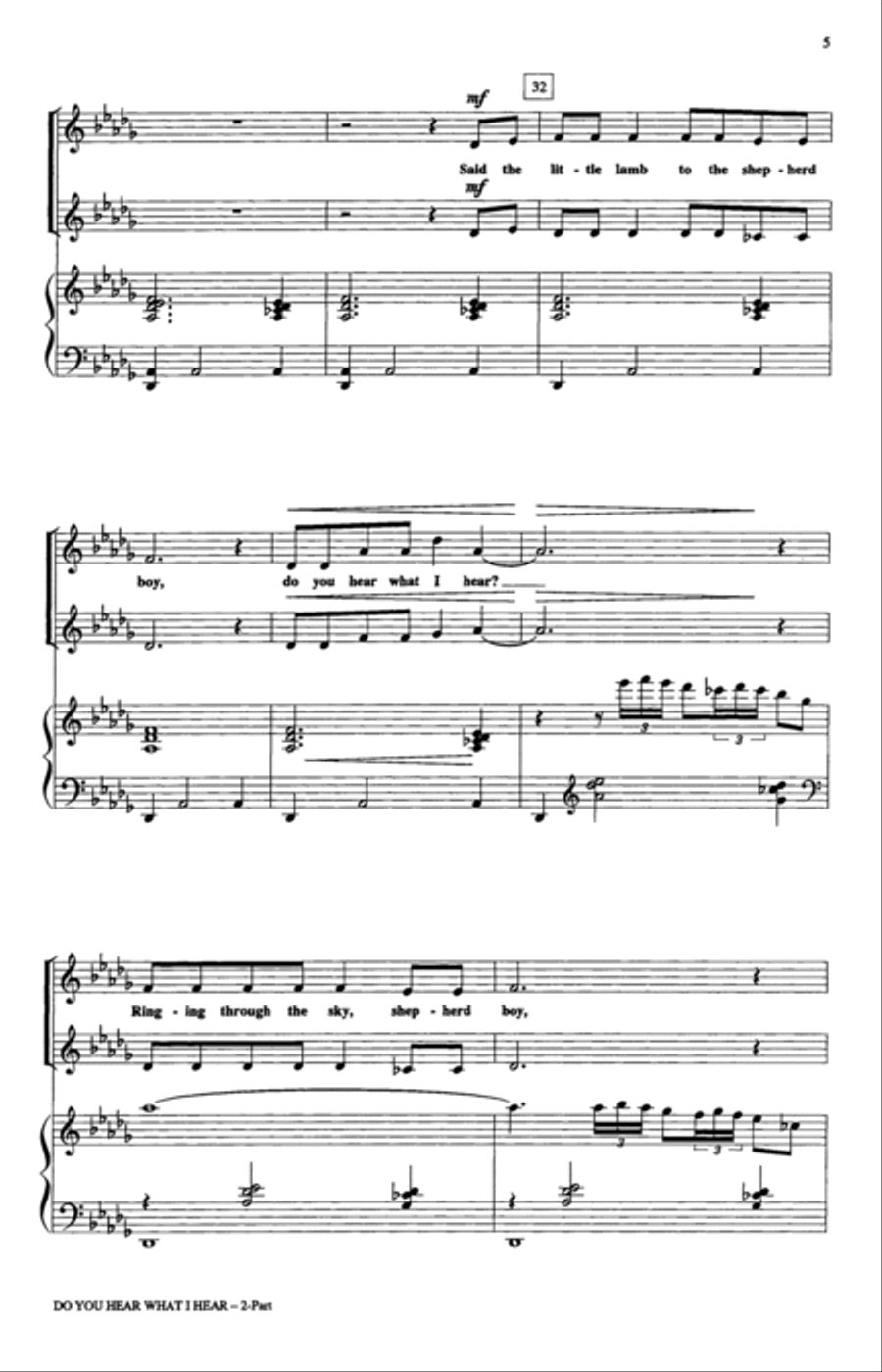 Do You Hear What I Hear Do You Hear What I Hear 2-Part scores gallery preview page 4