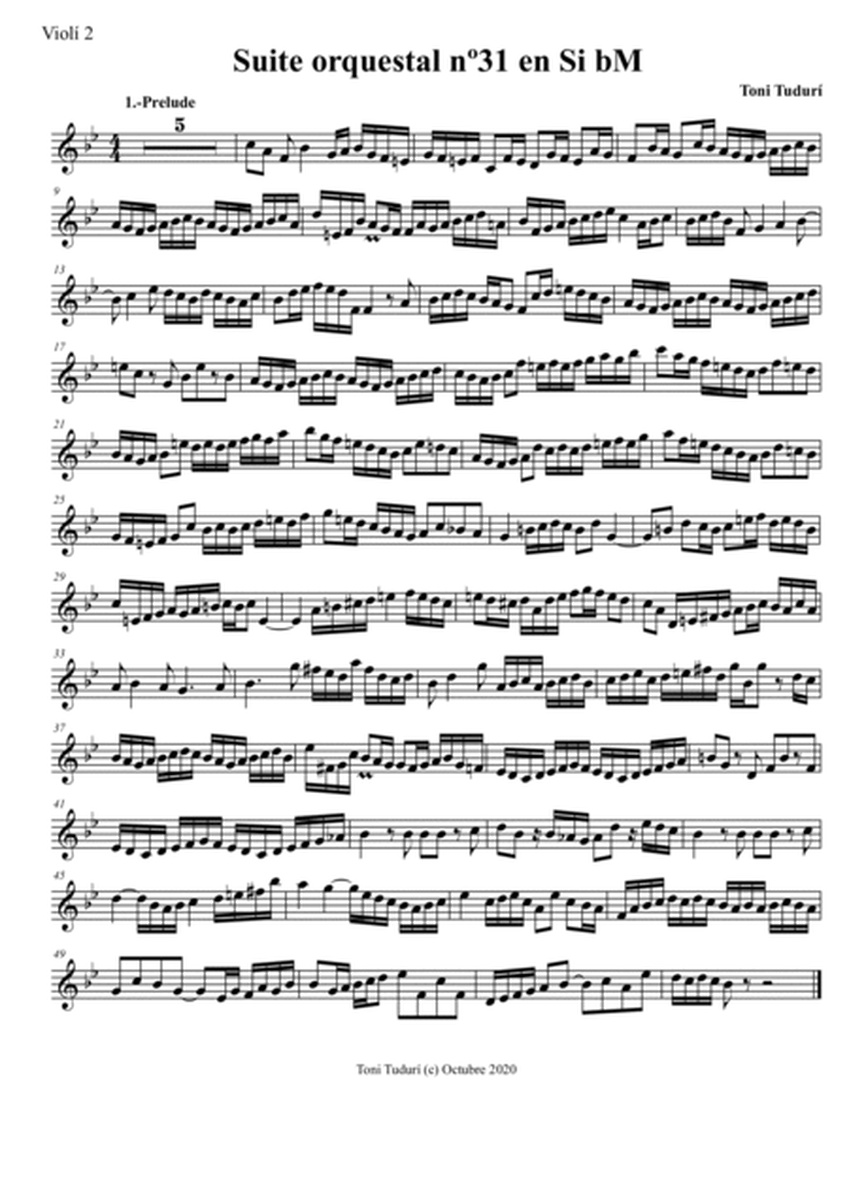 Suite in baroque style nº31 in Bb Major - (string quartet version)
