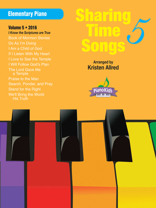 Book cover for Sharing Time Songs Vol. 5 (2016) - Elementary Piano