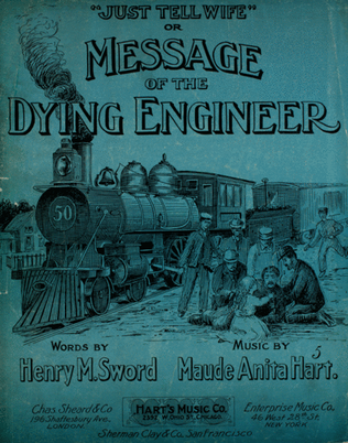 Book cover for "Just Tell Wife," or, Message of the Dying Engineer