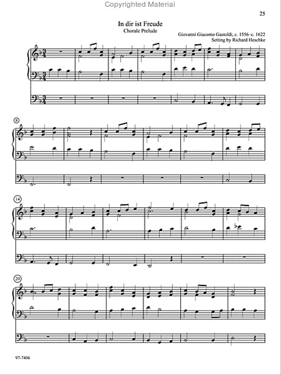Ten Familiar Hymns in New Settings Organ scores gallery preview page 9