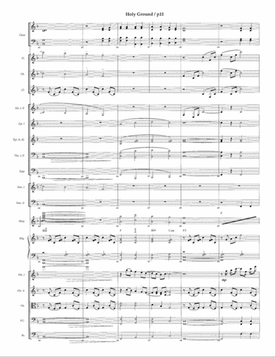 Holy Ground Holy Ground Choir scores gallery preview page 11