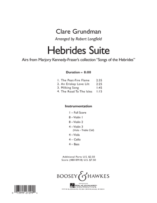 Hebrides Suite - Conductor Score (Full Score)