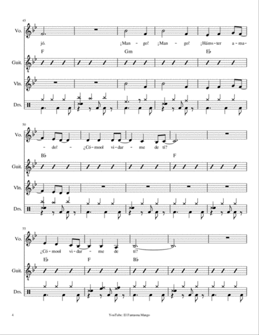 Jaula Vacía Large Ensemble scores gallery preview page 4