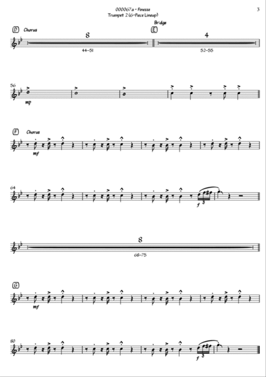 Finesse Small Ensemble scores gallery preview page 6