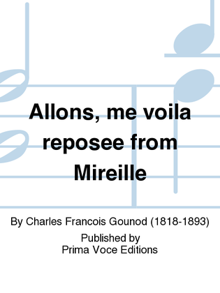 Book cover for Allons, me voila reposee from Mireille