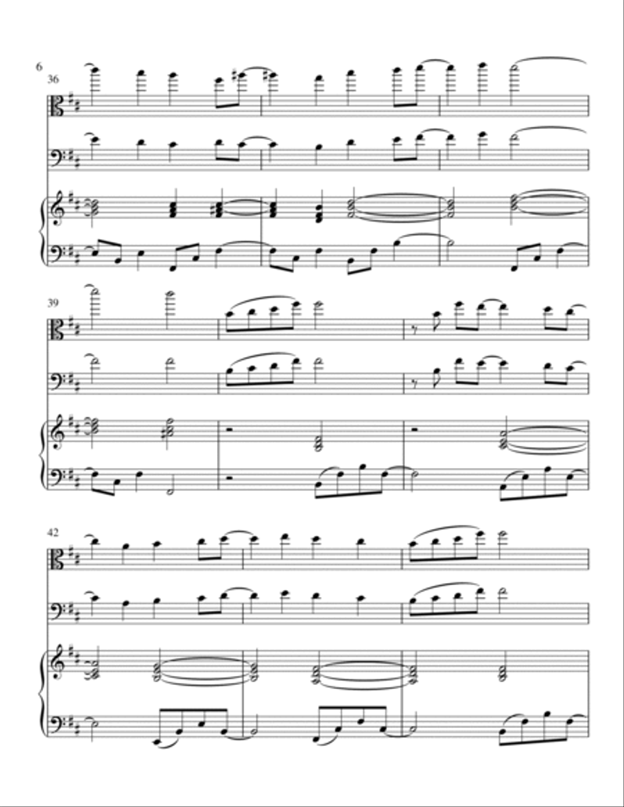 Mary, Did You Know? Small Ensemble scores gallery preview page 6