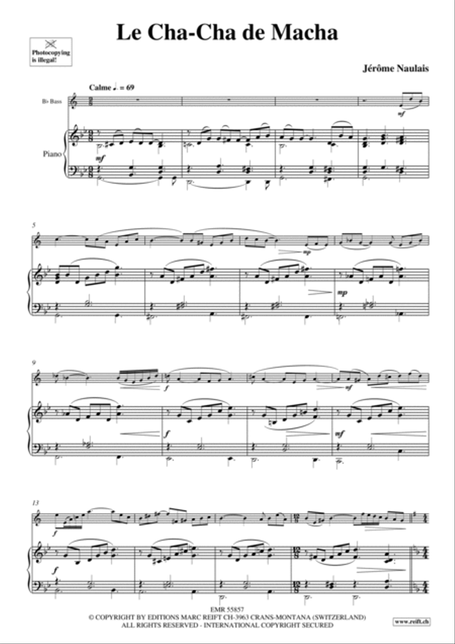 Le Cha-Cha de Macha Voice Solo scores gallery preview page 5