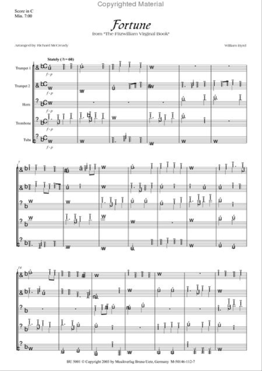 Fortune Euphonium scores gallery preview page 2