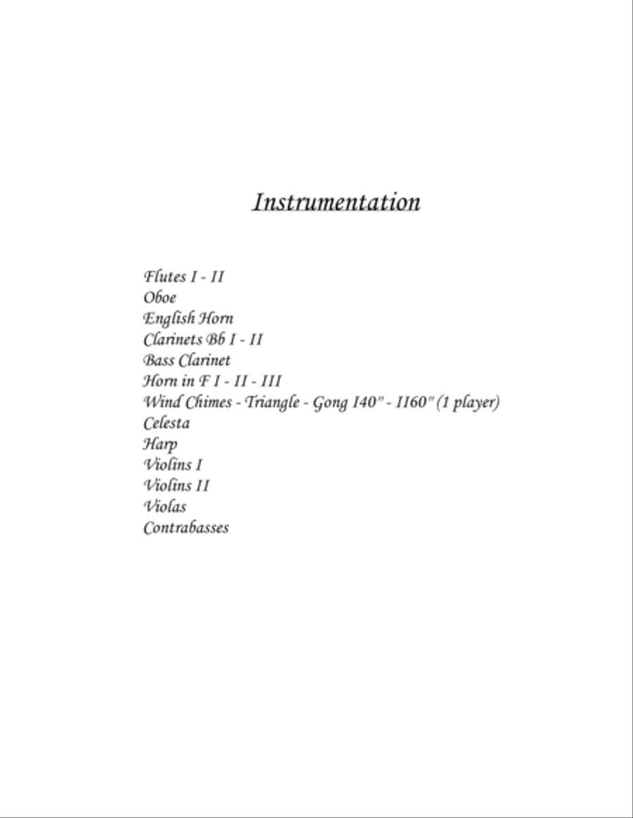 Barcarole, A Dream for Orchestra Chamber Orchestra scores gallery preview page 2