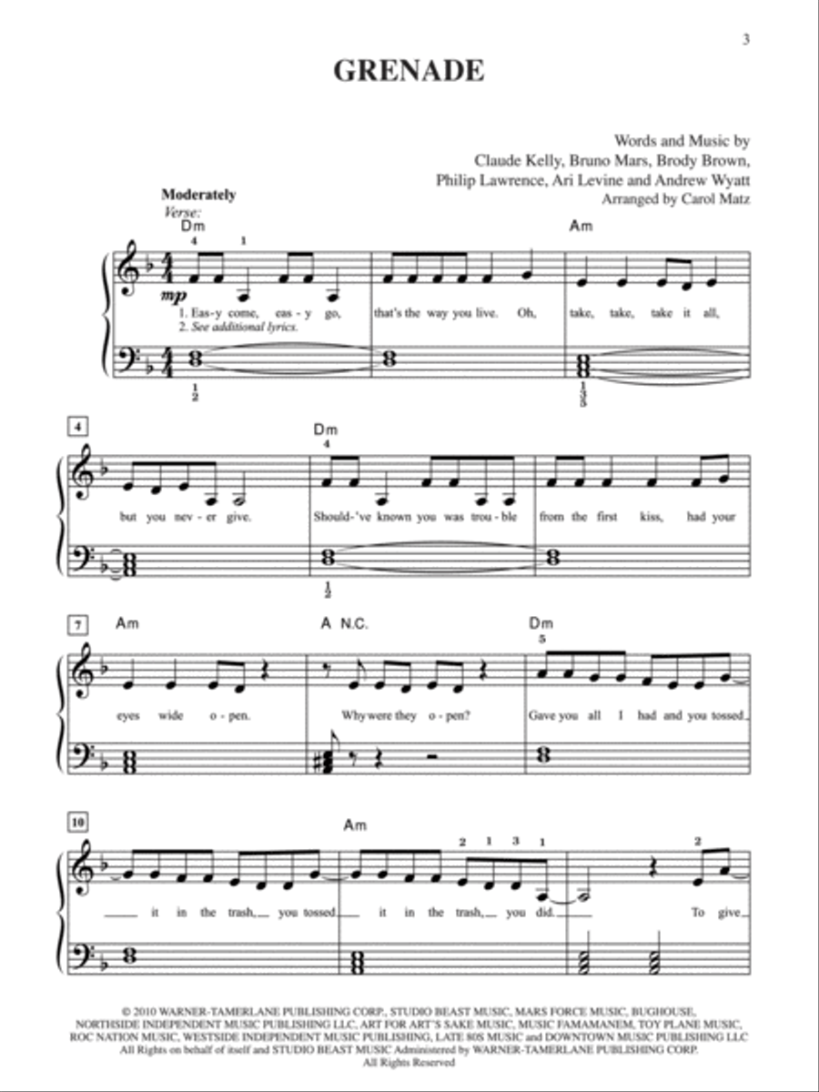 Grenade Small Ensemble scores gallery preview page 2