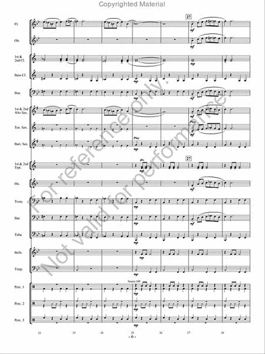 Desert Caravan Desert Caravan Concert Band scores gallery preview page 5