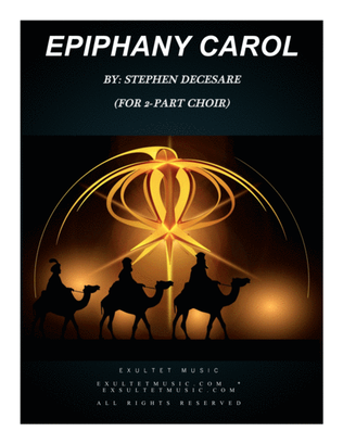 Book cover for Epiphany Carol (for 2-part choir)