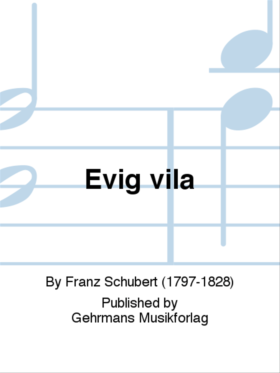 Evig vila Voice scores gallery preview page 1