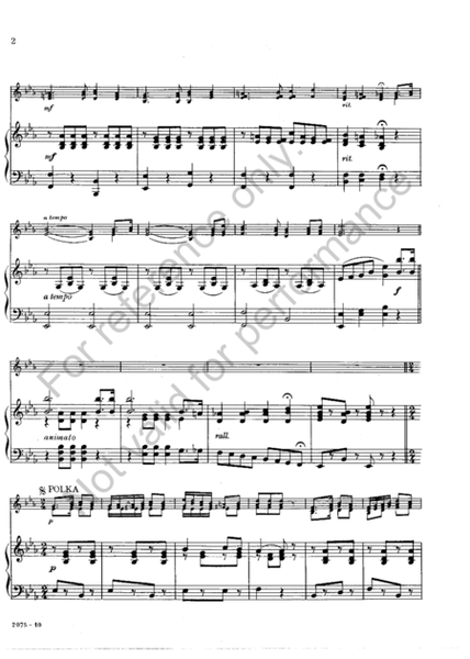 Elena Polka by Will H. Kiefer Tenor Saxophone - Sheet Music
