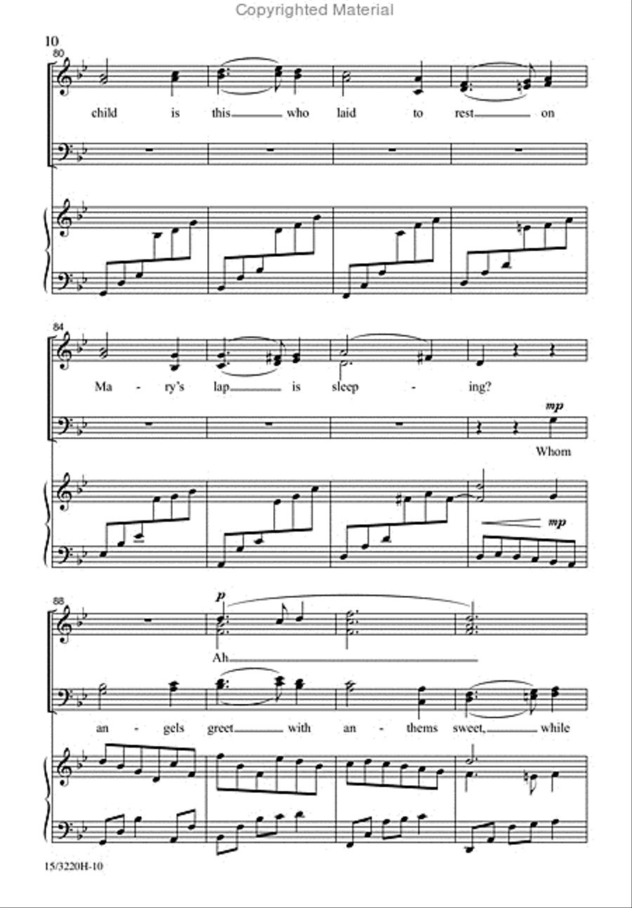 Rejoice and Be Merry! 4-Part scores gallery preview page 10